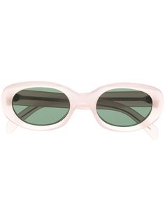Celine Eyewear солнцезащитные очки в прямоугольной оправе