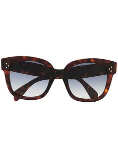 Celine Eyewear солнцезащитные очки в массивной оправе