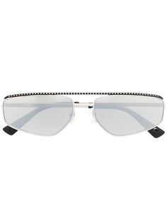 Moschino Eyewear солнцезащитные очки в квадратной оправе