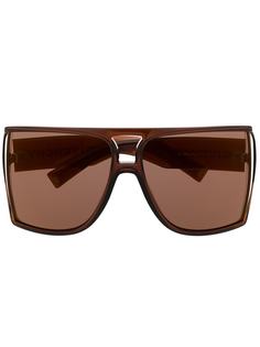 Givenchy Eyewear солнцезащитные очки в массивной оправе