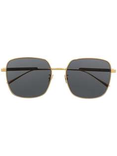 Bottega Veneta Eyewear солнцезащитные очки BV1082SK в квадратной оправе