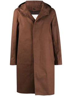 Mackintosh однобортное пальто с капюшоном