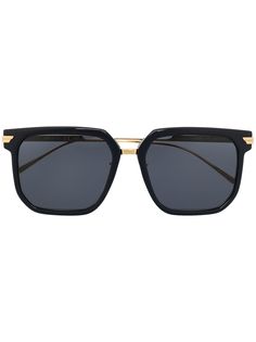 Bottega Veneta Eyewear солнцезащитные очки BV1093SA в квадратной оправе