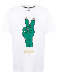 Puma футболка с принтом