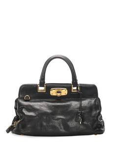 Prada Pre-Owned лакированная сумка-тоут