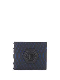 Philipp Plein фактурный кошелек с нашивкой-логотипом