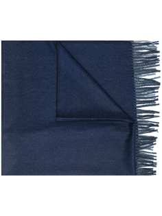 Mazzarelli шарф тонкой вязки с бахромой