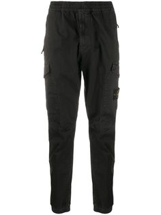 Stone Island узкие брюки карго