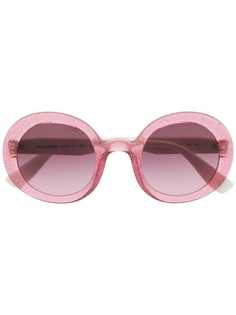 Miu Miu Eyewear солнцезащитные очки в круглой оправе