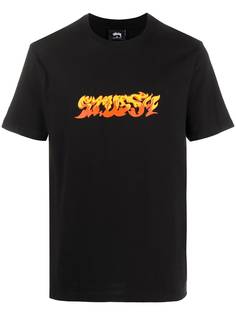 Stussy футболка с короткими рукавами и логотипом