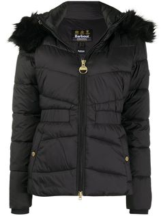 Barbour пальто со съемным воротником из искусственного меха