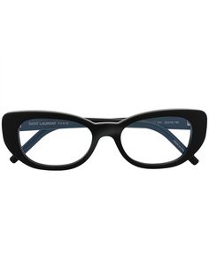 Saint Laurent Eyewear очки в овальной оправе