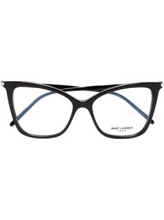 Saint Laurent Eyewear очки 386 в оправе кошачий глаз