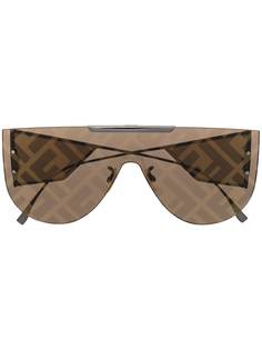 Fendi Eyewear солнцезащитные очки Brille с логотипом FF