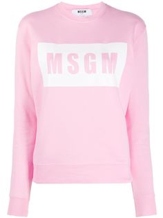 MSGM толстовка Box с логотипом