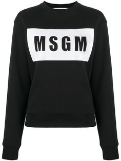 MSGM толстовка Box с логотипом