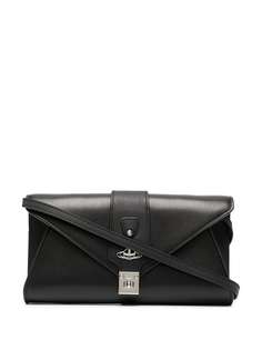 Vivienne Westwood клатч с откидным клапаном с логотипом