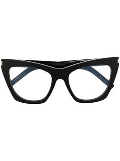 Saint Laurent Eyewear очки Kate в оправе кошачий глаз