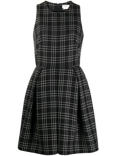 Alexander McQueen клетчатое платье без рукавов