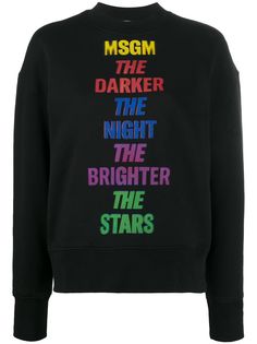 MSGM толстовка с надписью