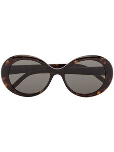 Saint Laurent Eyewear солнцезащитные очки 419 в круглой оправе