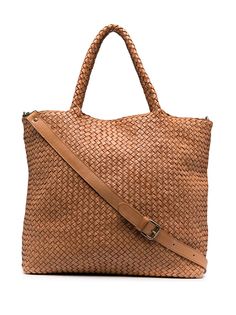 Officine Creative большая плетеная сумка-тоут