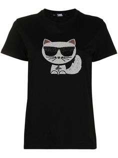 Karl Lagerfeld футболка K/Ikonik Choupette