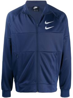Nike толстовка на молнии с логотипом Swoosh