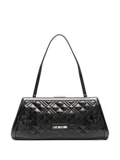 Love Moschino стеганая сумка с верхней ручкой