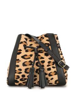 Mulberry мини-сумка Millie с леопардовым принтом