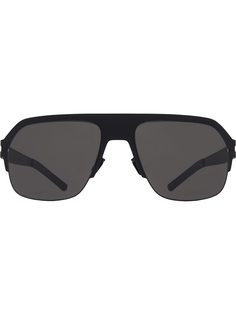 Mykita солнцезащитные очки-авиаторы в массивной оправе
