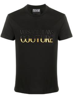 Versace Jeans Couture футболка с вышитым логотипом