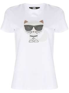 Karl Lagerfeld футболка с принтом
