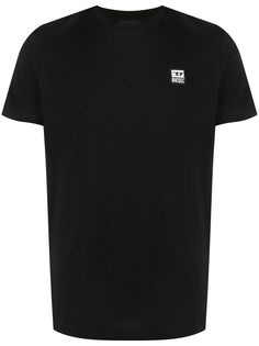 Diesel футболка с нашивкой-логотипом