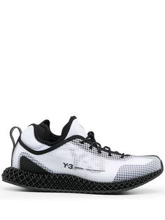 Y-3 кроссовки с сетчатыми вставками