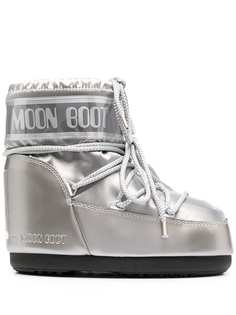 Moon Boot сапоги луноходы Monaco с эффектом металлик