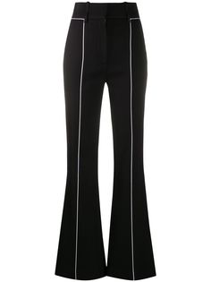 Givenchy расклешенные брюки с контрастными полосками