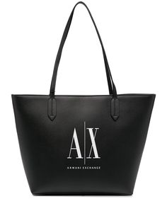 Armani Exchange большая сумка на плечо с логотипом