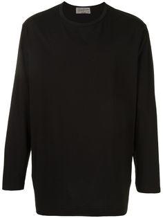 Yohji Yamamoto футболка оверсайз с длинными рукавами