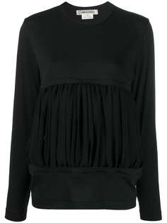 Comme Des Garçons футболка с длинными рукавами и вставкой