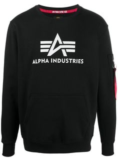 Alpha Industries толстовка с логотипом