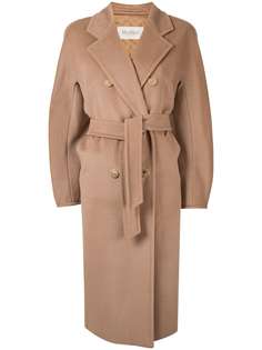 Max Mara двубортное пальто с поясом