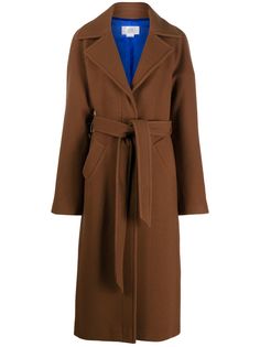 Victoria Victoria Beckham пальто миди с поясом