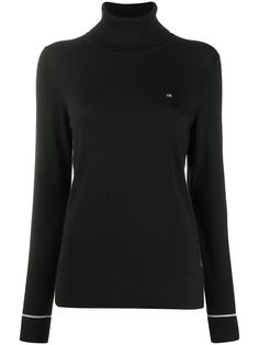 Calvin Klein джемпер с высоким воротником и вышитым логотипом