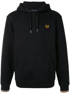 Fred Perry худи с вышитым логотипом