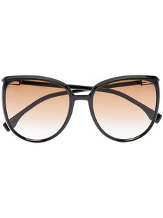 Fendi Eyewear солнцезащитные очки в массивной круглой оправе