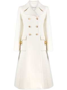 LANVIN расклешенное двубортное пальто