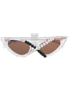 Kuboraum солнцезащитные очки Maske Y3 с бусинами