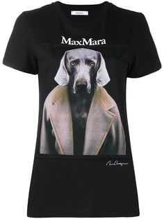 Max Mara футболка с принтом