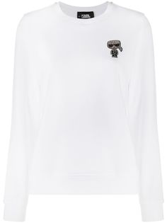 Karl Lagerfeld толстовка с вышивкой Karl